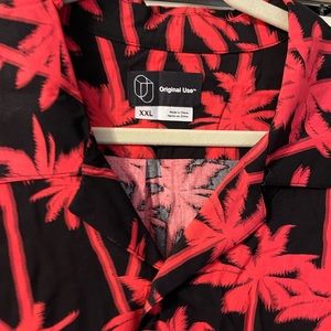 Fun palm tree camp shirt